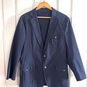 Brooks Brothers Regent Fit Navy Utility Blazer • Safari Pockets